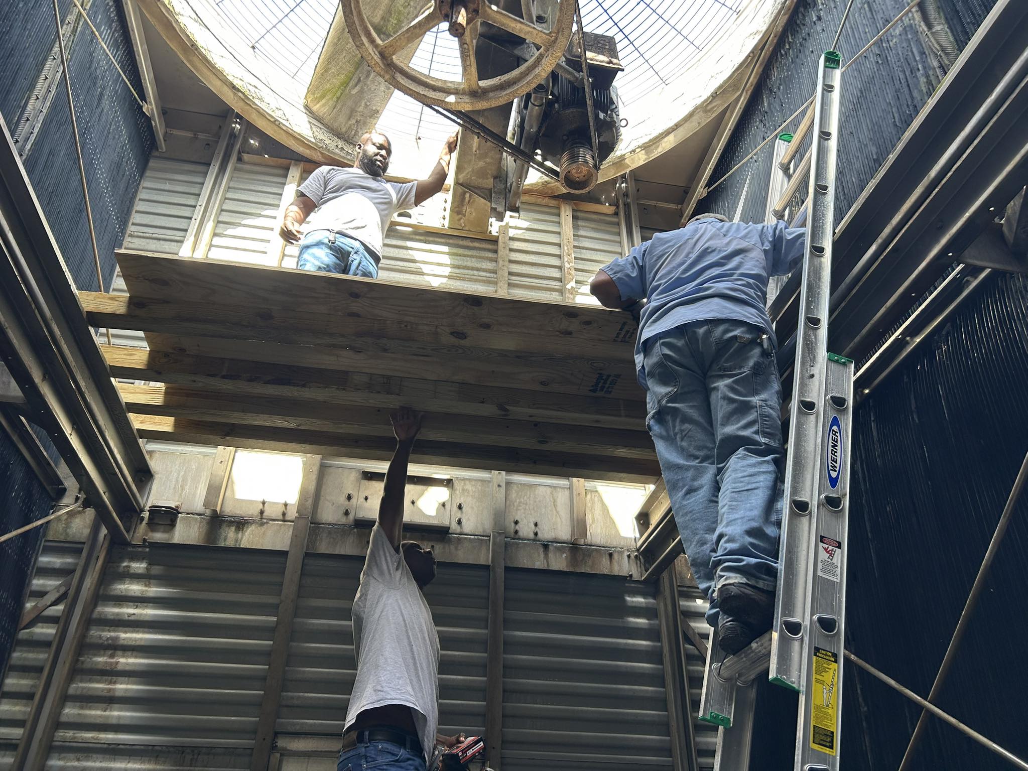 Inside Cooling Tower
